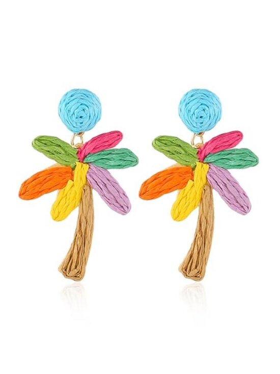 Jewelry - Tropical Boho Dangle Earrings Eco-friendly